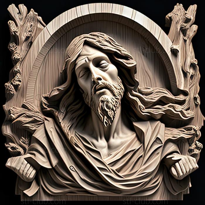 3D model st jesus (STL)